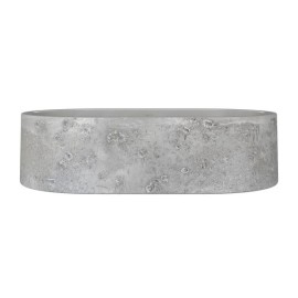Cuba de Apoio Oblonga Etrusco Cimentícia Chumbo 50cm Deca L.14050.ETR.63