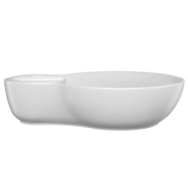 Cuba Oval de Apoio 60cm Branco Fosco Deca Gota L.16054.GT.16