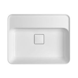 Cuba Retangular de Sobrepor 50cm Branco Deca Slim L.23050.M.17