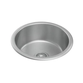 Cuba de Cozinha Redonda Deca 40cm Facile Inox CC.610.40.RED.INX