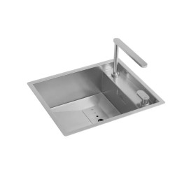 Cuba Inox com Torneira Deca Supra Hide