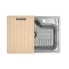 Cuba de Cozinha Retangular c/Deck e Acessórios Deca 60x40cm Facile Inox CC.660.60.DKAC.INX