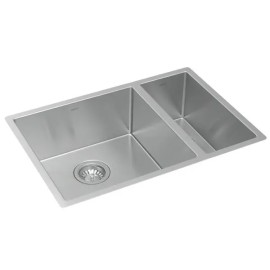 Cuba de Cozinha Retangular Dupla Deca 60x40cm Suprema Inox CC.660.60.DUO.INX