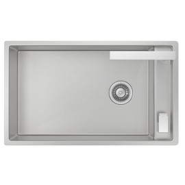 Cuba de Cozinha Retangular c/Monocomando Deca 70x40cm Supra Hide Inox CC.670.70.SUP.INX