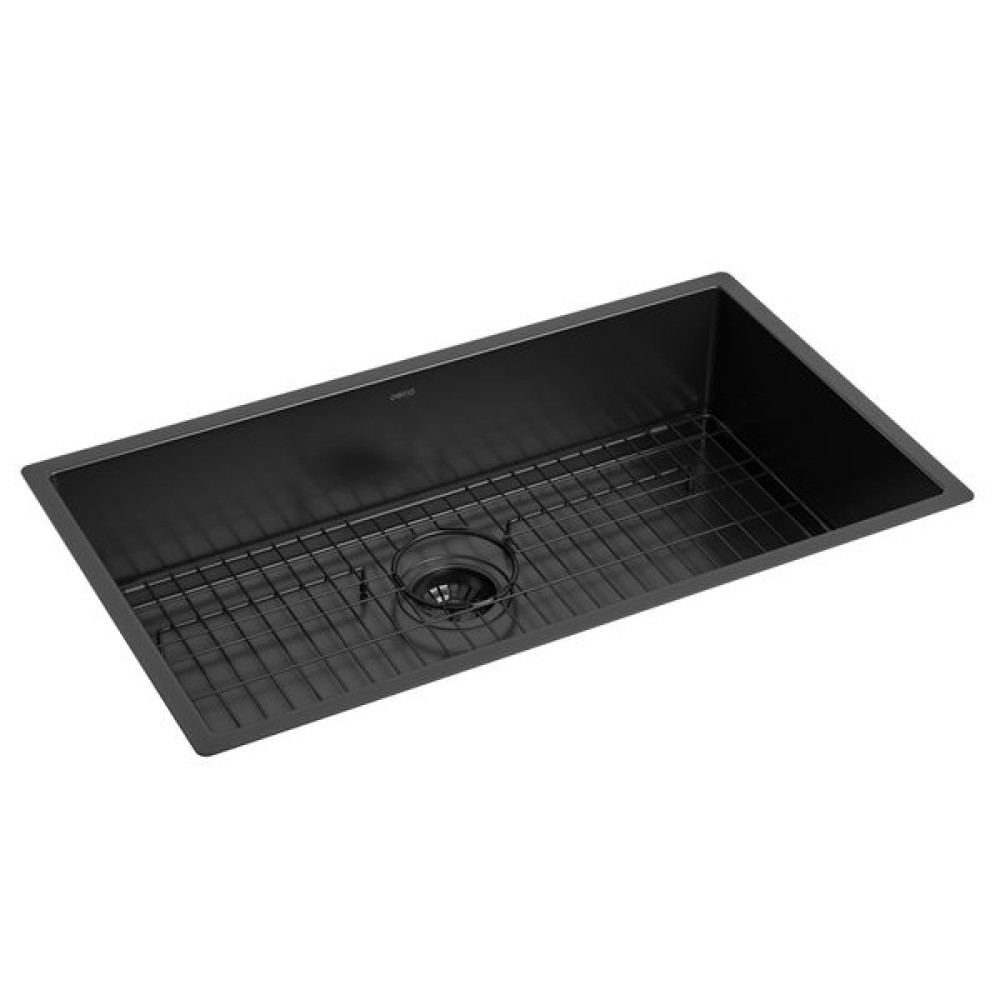 Cuba de Cozinha Retangular Deca 75x40cm Suprema Black Matte CC.670.75.BLMT
