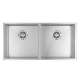 Cuba de Cozinha Retangular Dupla Deca 80x40cm Suprema Inox CC.670.80.DUO.INX