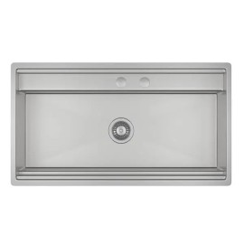 Cuba de Cozinha Retangular c/Deck Deca 90x50cm Funstation Inox CC.680.90.FUN.INX