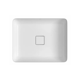 Cuba Slim Retangular de Embutir 50cm Branco Deca L.33050.17