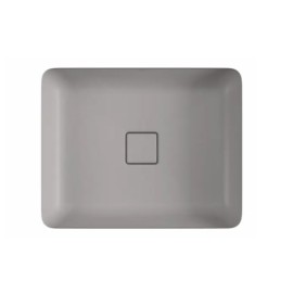 Cuba Slim Retangular de Embutir 50cm Soft Antracite Deca L.33050.85