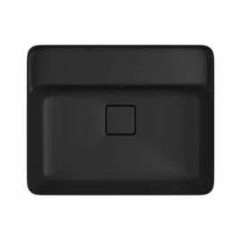 Cuba Slim Retangular de Embutir com Mesa 50cm Ébano Fosco Deca L.33050.M.94