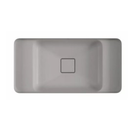 Cuba Slim Retangular de Embutir com Mesa 60cm Soft Antracite Deca L.33060.MDE.85