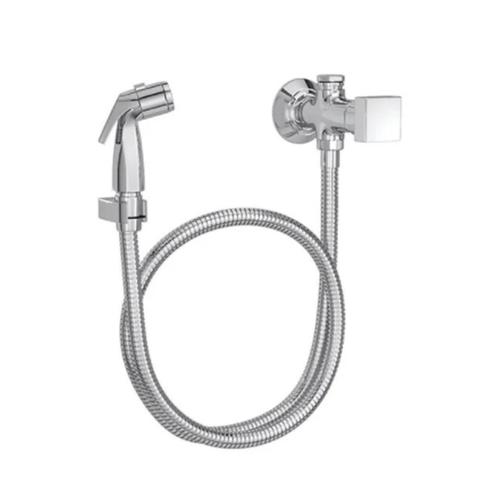 Ducha Higiênica Activa Cubo Com Registro E Derivação Deca 1984.C86.ACT.CR Ducha Higiênica Activa Cubo Com Registro E Derivação Deca 1984.C86.ACT.CR