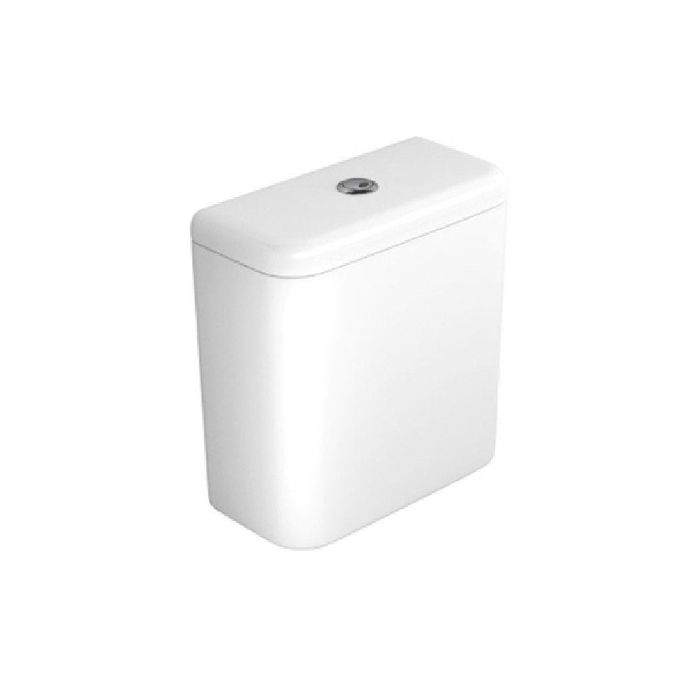 Caixa Acoplada Dual Flux (3 E 6L) Carrara/Nuova Deca Botao Cromado CD.11F.17 Caixa Acoplada Dual Flux (3 E 6L) Carrara/Nuova Deca Botao Cromado CD.11F.17