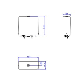 Caixa Acoplada Dual Flux (3 e 6 litros) Wish Deca CD.28F.17 Caixa Acoplada Dual Flux (3 e 6 litros) Wish Deca CD.28F.17