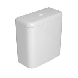 Caixa Acoplada Monocromatica Carrara com Acionamento Duo Deca Branco CD.11F.BR.17