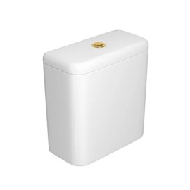 Caixa Acoplada Dual Flux (3 E 6L) Carrara/Nuova Deca Botao Gold CD.11F.GL.17 Caixa Acoplada Dual Flux (3 E 6L) Carrara/Nuova Deca Botao Gold CD.11F.GL.17