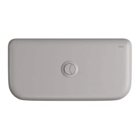 Caixa Acoplada Monocromatica Carrara com Acionamento Duo Soft Antracite CD.11F.SFAT.85