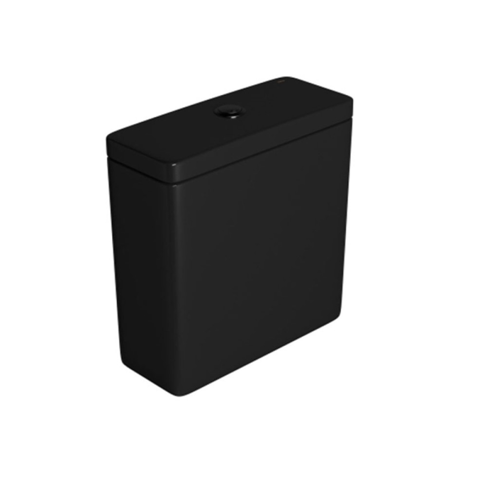 Caixa Acoplada Ebano Dual Flux (3 E 6L) Axis/Living Deca Botao Black Matte CD.21F.BL.MT.95 Caixa Acoplada Ebano Dual Flux (3 E 6L) Axis/Living Deca Botao Black Matte CD.21F.BL.MT.95
