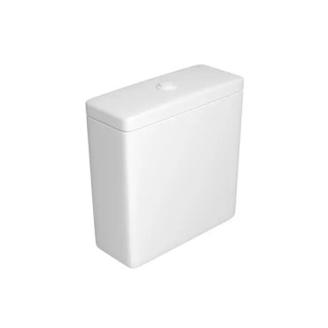 Caixa Acoplada Monocromática LK com Acionamento Duo Deca Branco CD.23F.BR.17