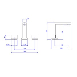 Misturador lavatorio Deca Red Gold Dream 1877.GL87.RD