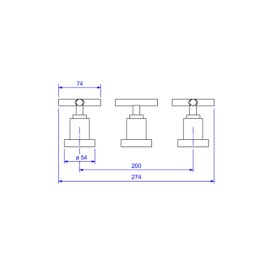 Misturador Bide Duna Clássica Deca Black Matte 1895.BL64.MT Misturador Bide Duna Clássica Deca Black Matte 1895.BL64.MT