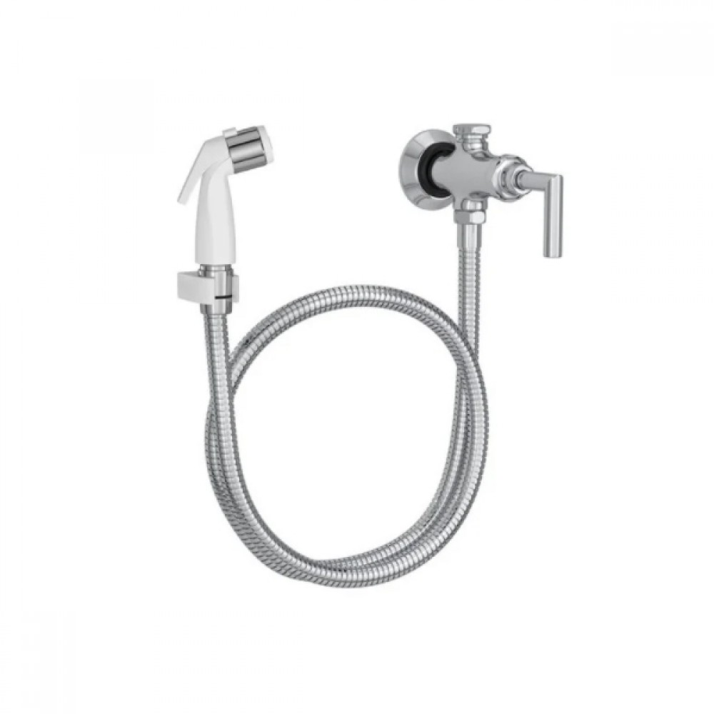 Ducha Higiênica Izy Plus Com Registro E Derivação Deca 1984.C24.ACT.BR Ducha Higiênica Izy Plus Com Registro E Derivação Deca 1984.C24.ACT.BR