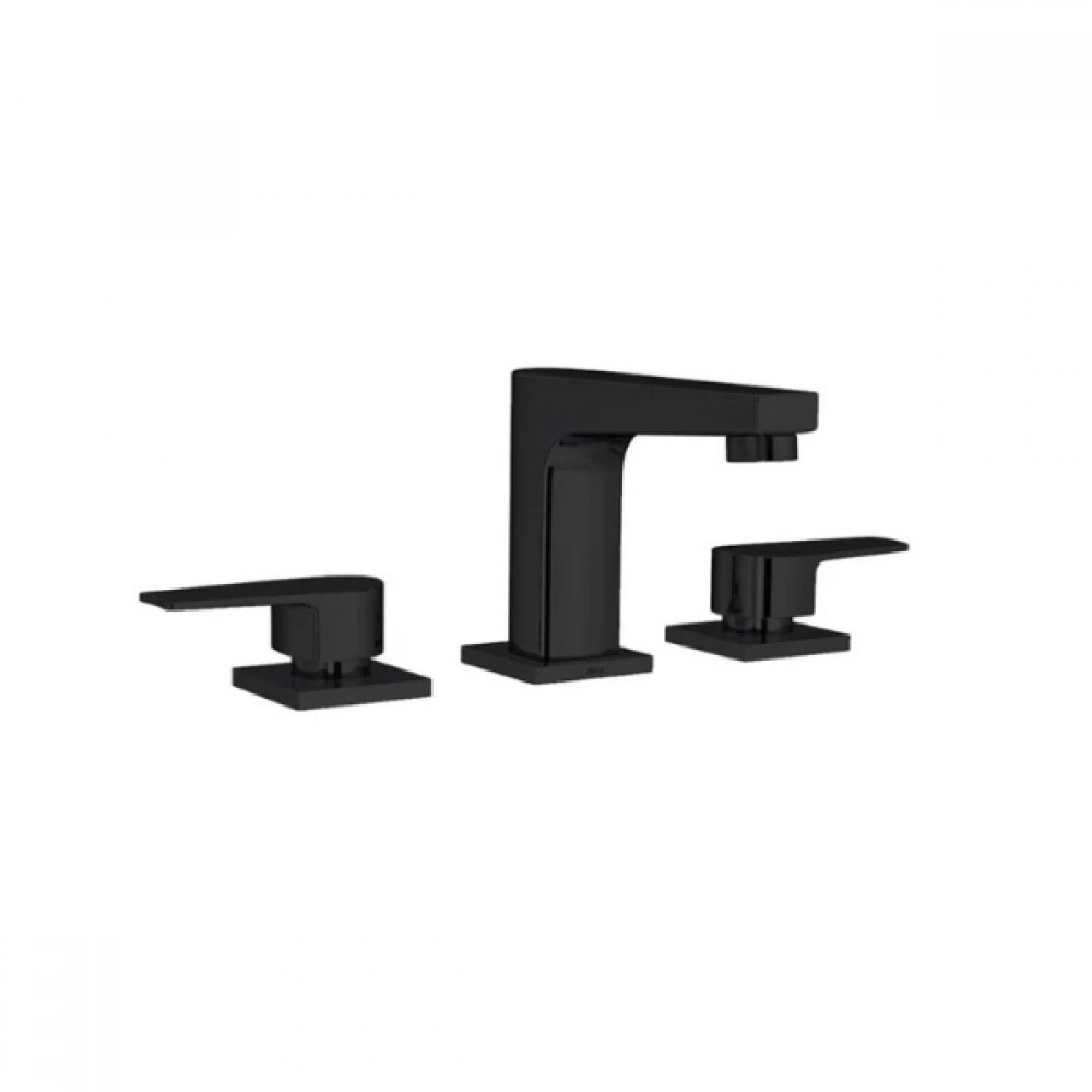 Misturador Deca Mesa Bica Baixa Level Black Noir 1875.BL26.NO Misturador Deca Mesa Bica Baixa Level Black Noir 1875.BL26.NO