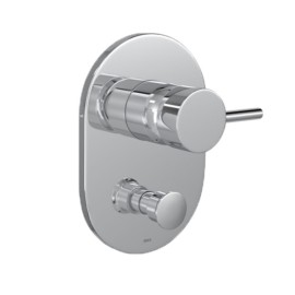 Acabamento Monocomando Chuveiro e Banheira 4 Vias Link Cromado Deca 4994.C.LNK