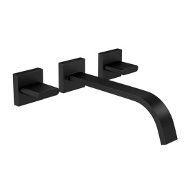 Misturador Black Matte Lavatório Parede Polo Deca 1878.BL33.MT