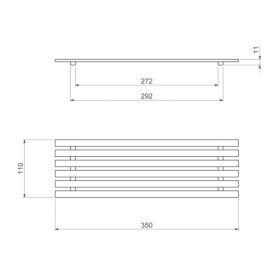 Saboneteira De Apoio Quadratta Gold Matte 2012.GL.MT