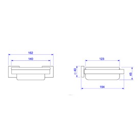 Saboneteira De Parede Com Louça Deca Gold 2011.GL83