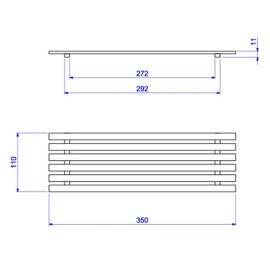 Saboneteira Quadratta Black Matte Deca 2012.BL.MT
