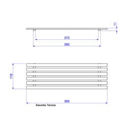 Saboneteira de Apoio Quadratta Cromado Deca 2012.C