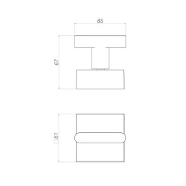 Acabamento para Registro Gaveta Ate 1" Deca Soul Black Matte 4900.BL38.PQ.MT