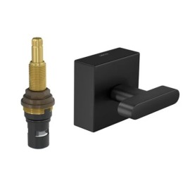 Acabamento para Registro Pressão (Chuveiro) Até 1 Mecanismo 1/2 Volta Deca Soul Black Matte 4916.BL38.PQ.MT