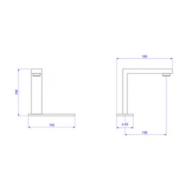 Misturador monocomando Touch Agua quente e fria 2875.C.TCH Misturador monocomando Touch Agua quente e fria 2875.C.TCH
