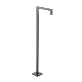 Torneira Reta Piso Deca Tube Dark Antracite 1191.GF.TUB.PSO.MT