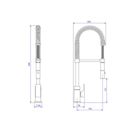 Misturador Monocomando Cozinha Unic Gourmet Deca 2282.C Misturador Monocomando Cozinha Unic Gourmet Deca 2282.C