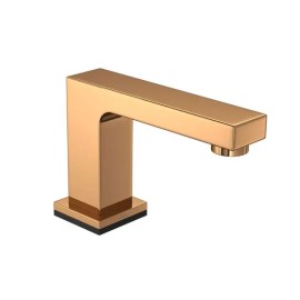 Torneira Mesa Touchless Bica Baixa Lavatório Deca Unic Red Gold 1785.GL90.RD.SNS