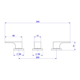 Misturador Bidê Unic Deca Gold 1895.GL90