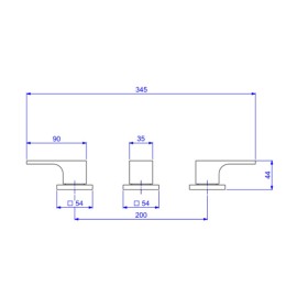 Misturador Bide Unic Deca Gold Matte 1895.GL90.MT