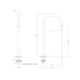 Bica Lavatorio Mesa Redonda Media Deca You Black Matte 1791.BL104.MT Bica Lavatorio Mesa Redonda Media Deca You Black Matte 1791.BL104.MT