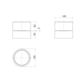 Acabamento Registro De Pressão 1/2 E 3/4 Redonda Deca You Dynamic White 4916.BR104.PQ.MT