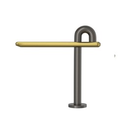 Bica Lavatorio Mesa Memphis Media Deca You Dynamic Gold/Dark Antrancite 1791.GF107.LS.MT