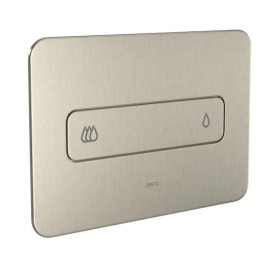 Acabamento Para Caixa Descarga Embutida Mecanica Hydra Quadra Duo Inox Deca You 4900.INX01