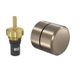 Acabamento para Registro de Pressão até 1" Deca You Corten Matte Pequeno Redondo 1/2" volta 4916.BL104.PQ.MT