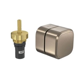 Acabamento para Registro de Pressão até 1" Deca You Corten Matte Pequeno Quadrado 1/2" volta 4916.CT105.PQ.MT