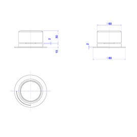Acionamento monocomando mesa redonda deca you dynamic white 4990.BR104.MT
