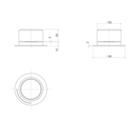 Acionamento Monocomando Mesa Redonda Deca You Corten Matte 4990.CT104.MT