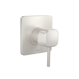 Acabamento monocomando de chuveiro quadrada deca you dynamic white 4993.BR105.CHU.MT